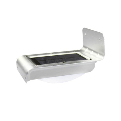 Lampe murale extérieure à LED avec détection de corps rectangulaire ABS solaire 