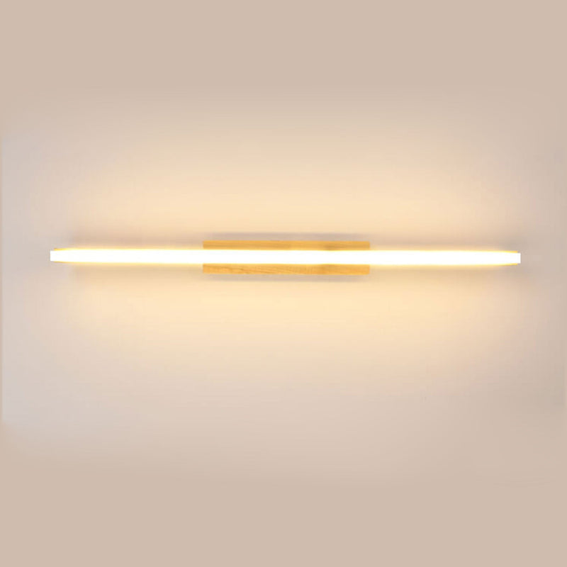 Nordic Minimalist Log Strip Vanity Light LED-Wandleuchte