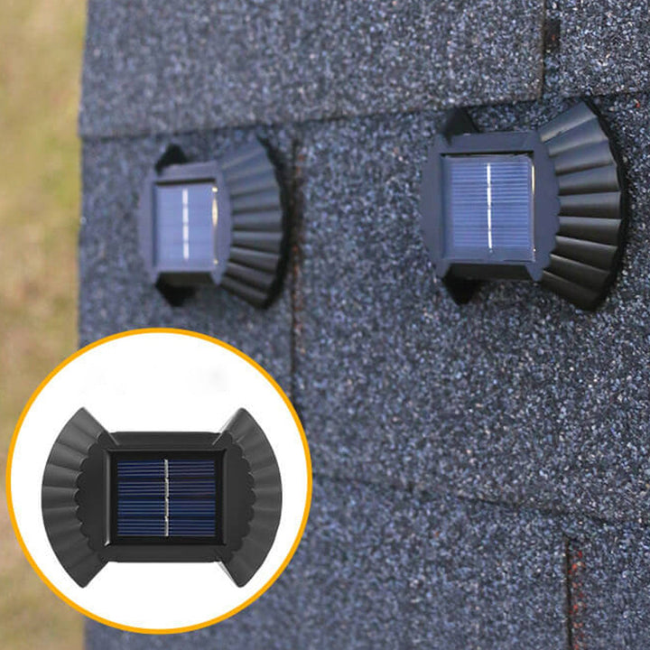 Solar wasserdichtes Gehäusedesign LED Außenwandleuchte 