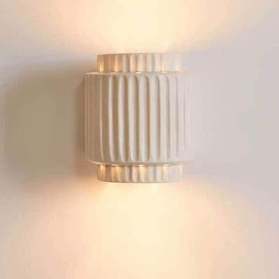 Japanese Creative Column Resin 1-Light Wall Sconce Lamp