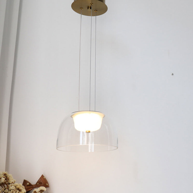 Nordic Modern Style Light Luxury Creative Glass LED Pendant Light