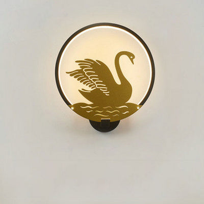 Modern Light Luxury Round  Design LED Wall Sconce Lamp