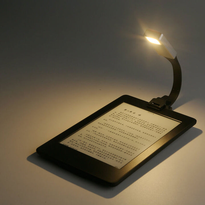 Mini Clip USB Charging LED Table Lamp Bookmark Light 