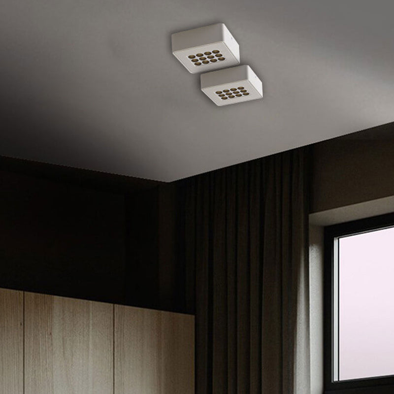 Minimalist Square Spotlight Downlight LED Flush Mount Ceiling Light