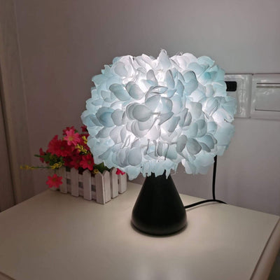 Stoffsimulation Kürbisblumenstrauß Design 1-Licht Tischlampe 