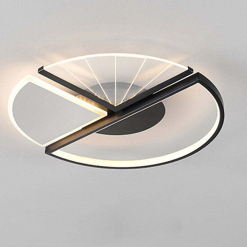 Modern Minimalist Creative Geometric Splicing Design LED Flush Mount Light