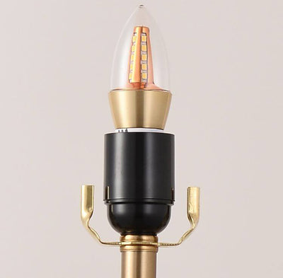 Moderne kreative Glaskugel Marmor Basis 1-Licht LED Tischlampe 