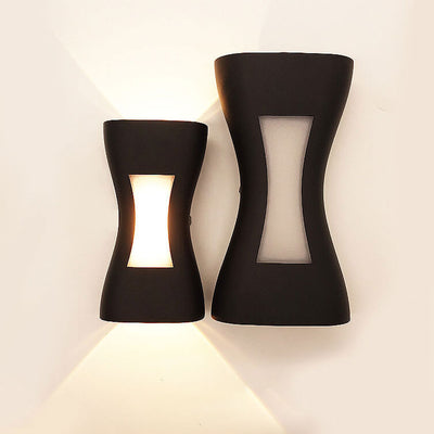 Conception moderne de lampe murale LED créative en aluminium étanche 