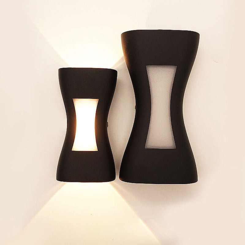 Conception moderne de lampe murale LED créative en aluminium étanche 