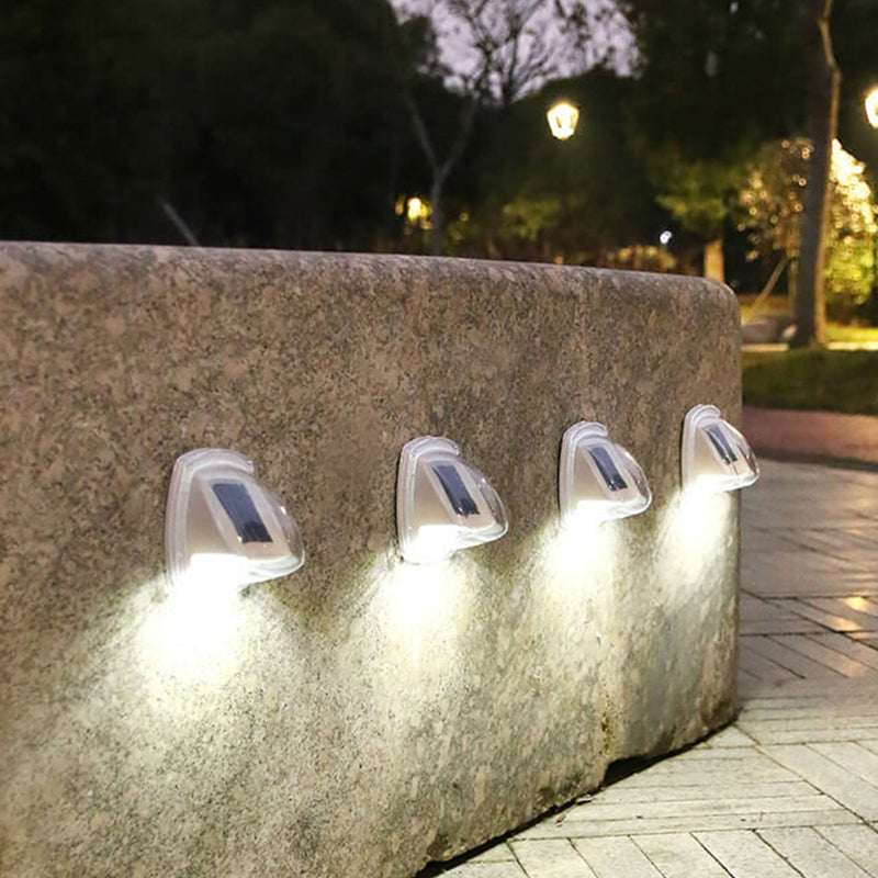 Outdoor Solar Waterproof Triangle LED Lighting Wall Sconce Lamp