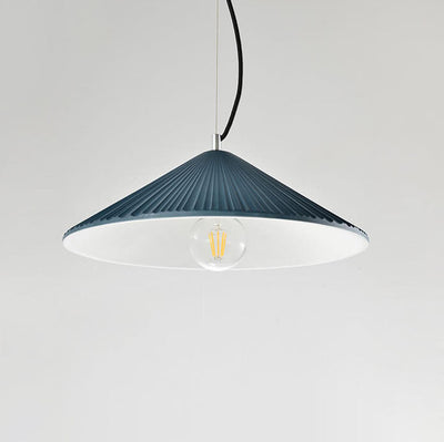 Nordic Resin 1-Light Textured Umbrella Pendant Light