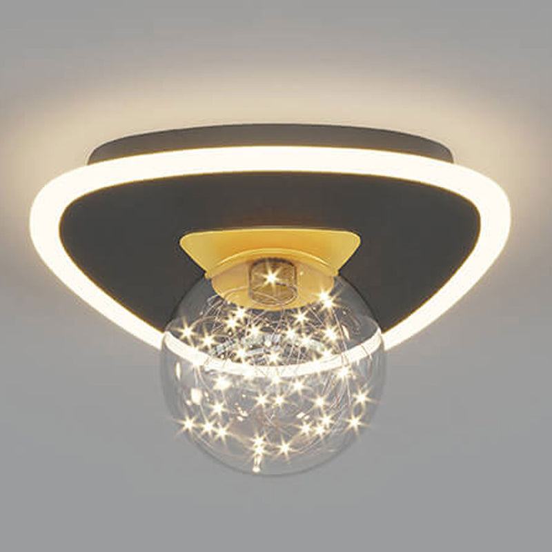 Modern Creative Triangle Flower Full Star LED Flush Mount Ceiling Light