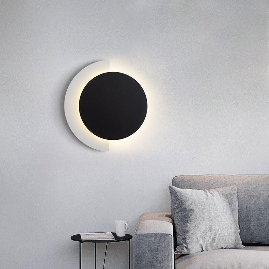 Nordic Postmodern Solid Color Schmiedeeisen Acryl LED Wandleuchte Lampe 
