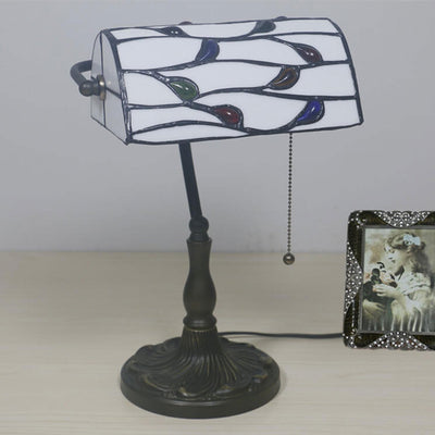 Vintage Tiffany Lucite Beads Design 1-Light Table Lamp