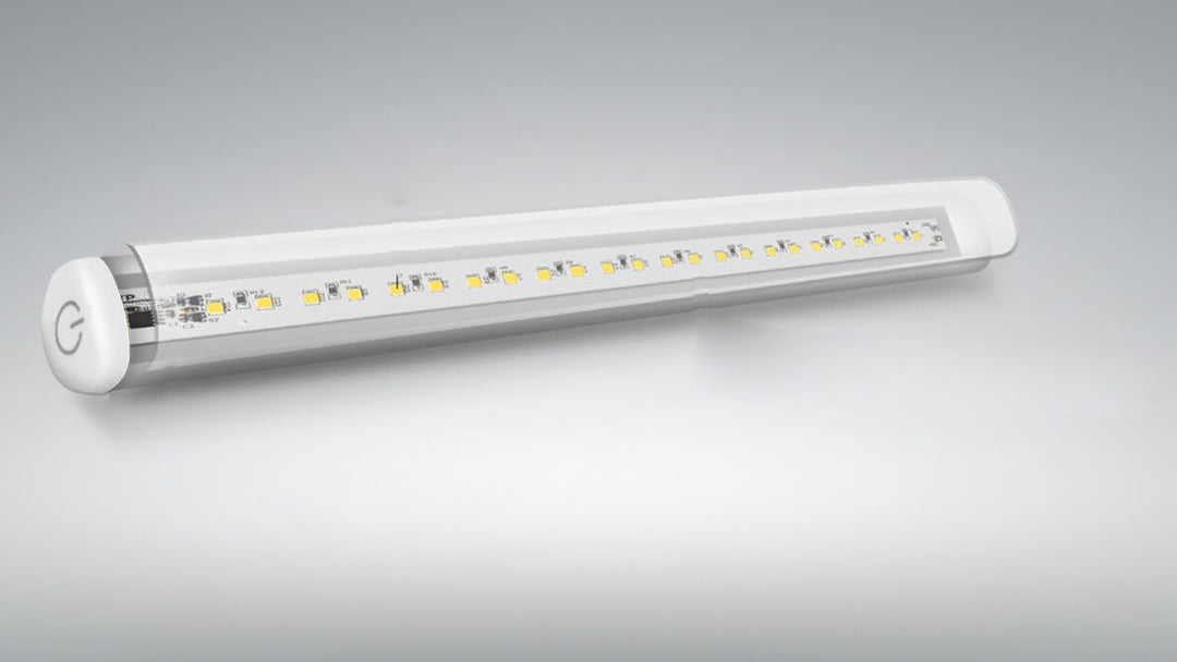 Lampe de table LED à clip réglable ABS moderne 