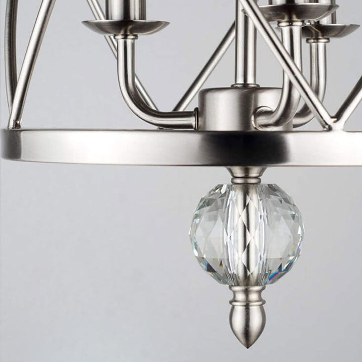 Lustre industriel à 3 lumières en forme de grille croisée en fer forgé 
