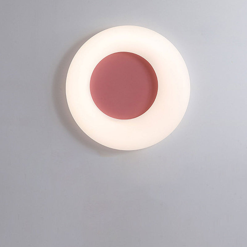 Nordic Creative PE Circle LED Wall Sconce Lamp