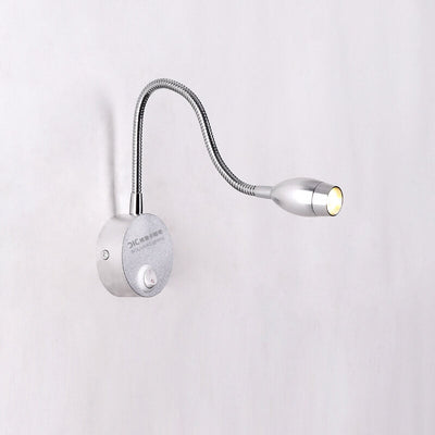 Modern Flexible Hose Spotlight 1-Light LED Wall Sconce Lamp