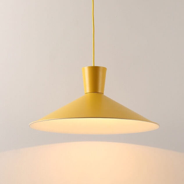 Modern Simple Macaron Scalloped 1-Light Pendant Light