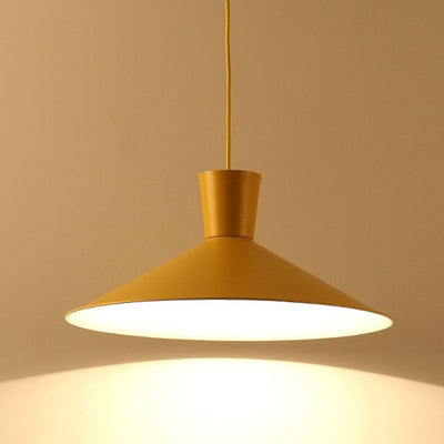 Modern Simple Macaron Scalloped 1-Light Pendant Light