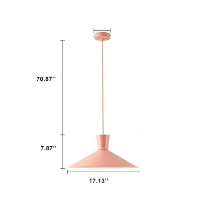 Modern Simple Macaron Scalloped 1-Light Pendant Light