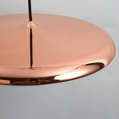 Nordic Macaron Flying Saucer LED-Pendelleuchte aus Metall 