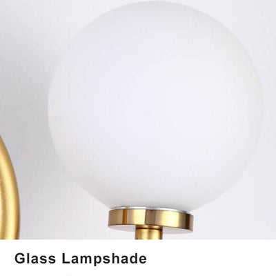 Lámpara Aplique de LED con Forma de Rama de Árbol de 2 Luces con Bola de Cristal 