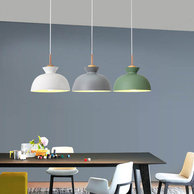 Nordic Macaron Metal 1-Light Pendant Light