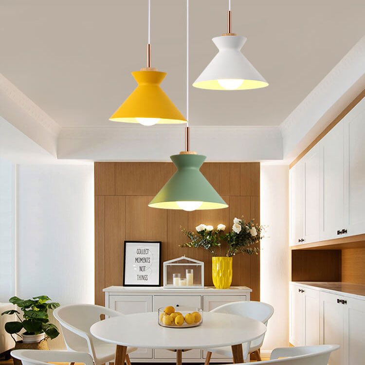 Nordic Macaron Metal 1-Light Pendant Light