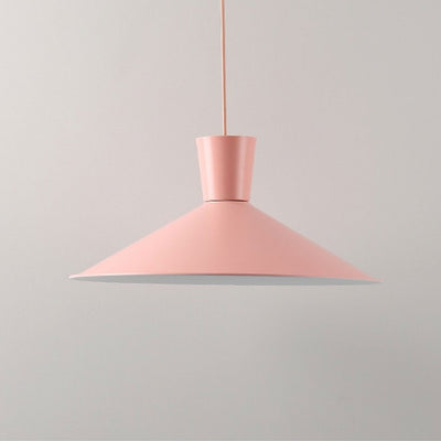 Nordic Macaron Color Solid Color Minimalist 1-Light Pendant Light