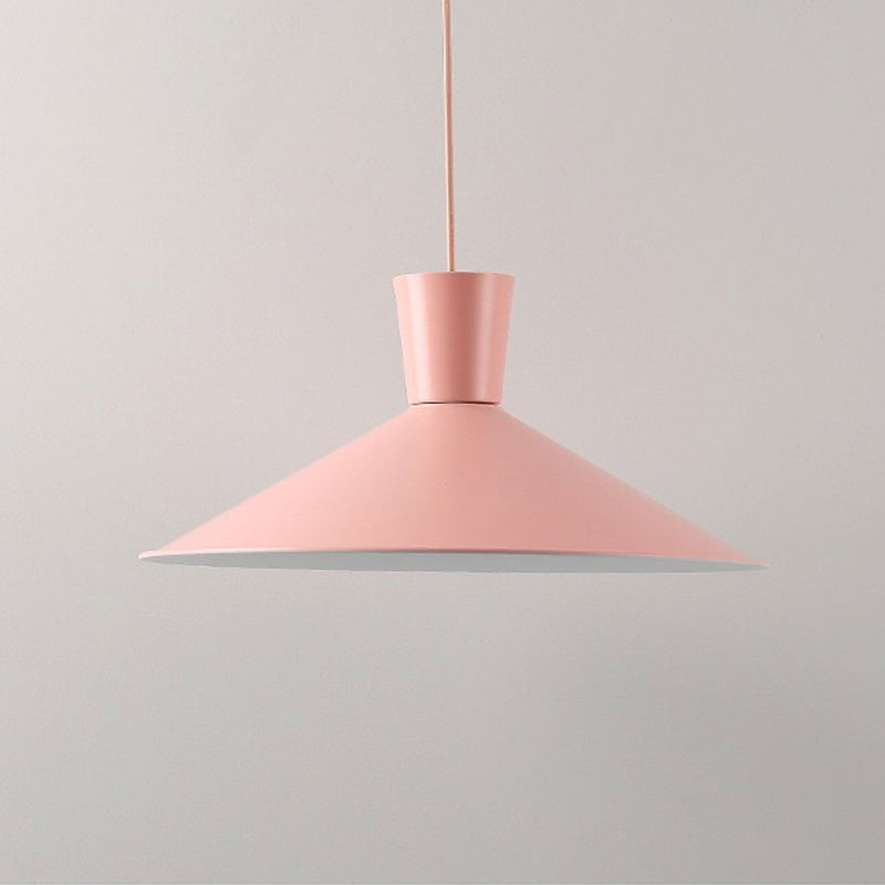 Nordic Macaron Color Solid Color Minimalist 1-Light Pendant Light