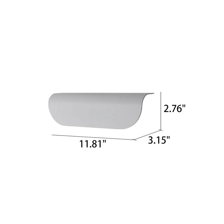 Modern Outdoor Curved  Waterproof LED Garden Wall Sconce Lamp