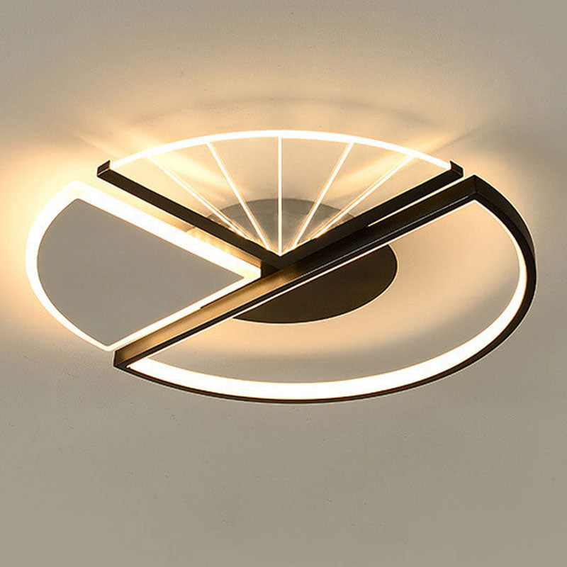 Modern Minimalist Creative Geometric Splicing Design LED Flush Mount Light