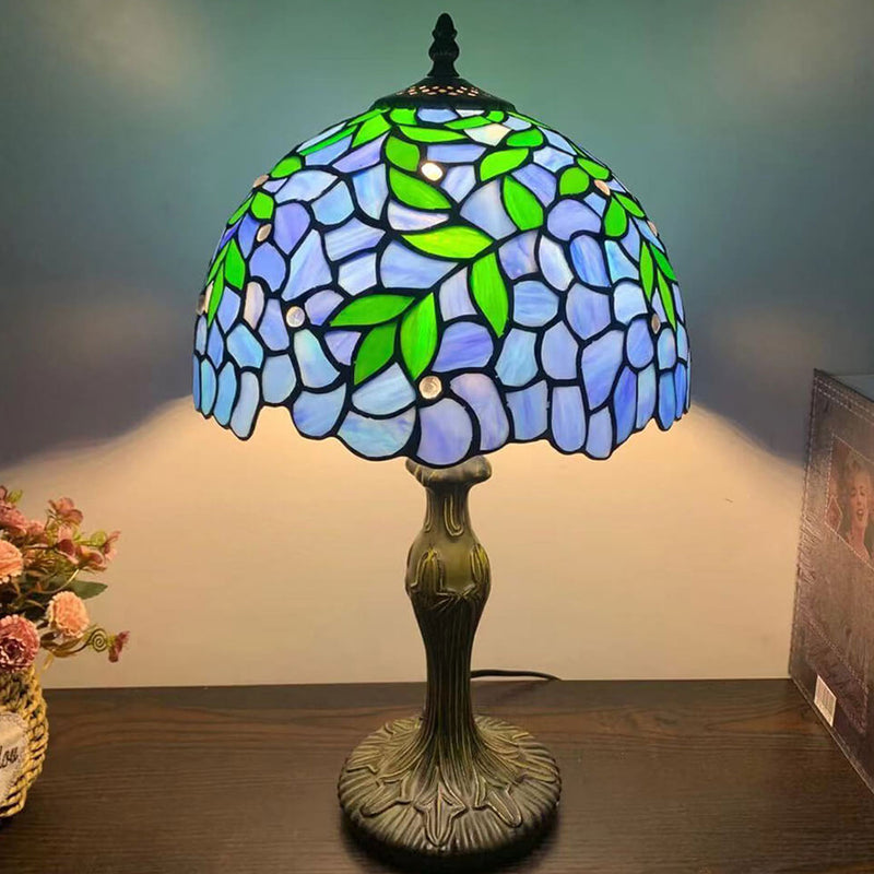 Tiffany Alloy Stained Glass 1-Light Table Lamp