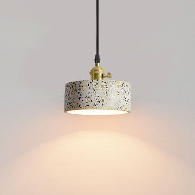 Nordic Minimalist Millstone Hardware Round 1-Light Pendant Light