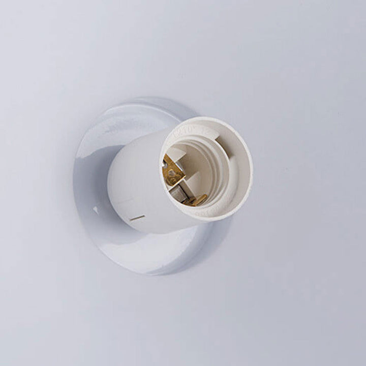 Lumière suspendue à 1 ampoule conique en aluminium solide simple nordique géométrique 