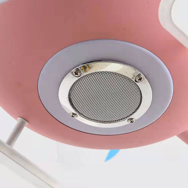Cartoon Kreatives Flugzeugdesign LED Downrods Deckenventilatorlicht 
