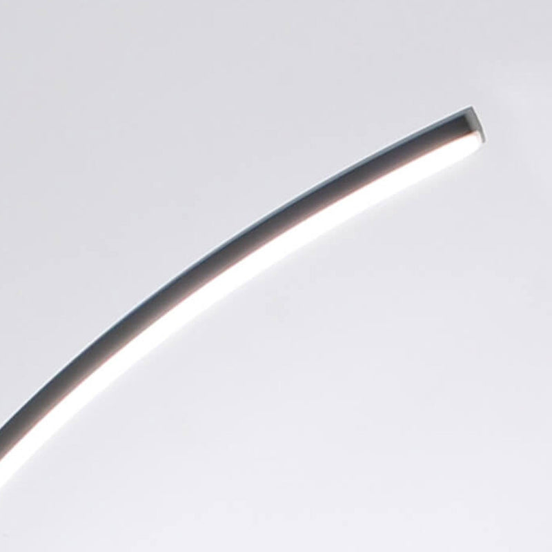 Nordic Minimalist Line Bending mit Tray LED-Stehlampe