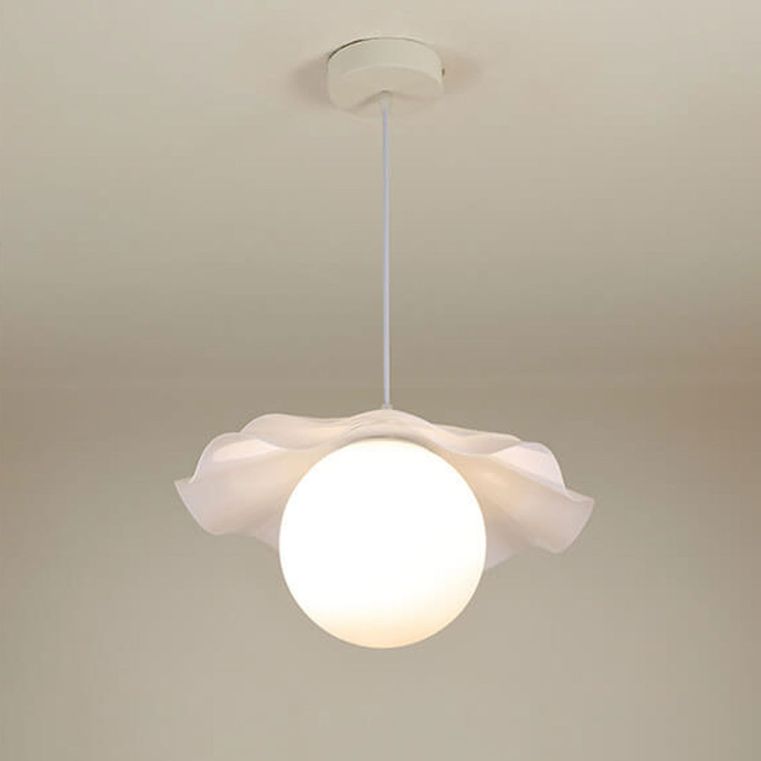 Lámpara colgante nórdica simple con forma de flor acrílica de 1 luz 