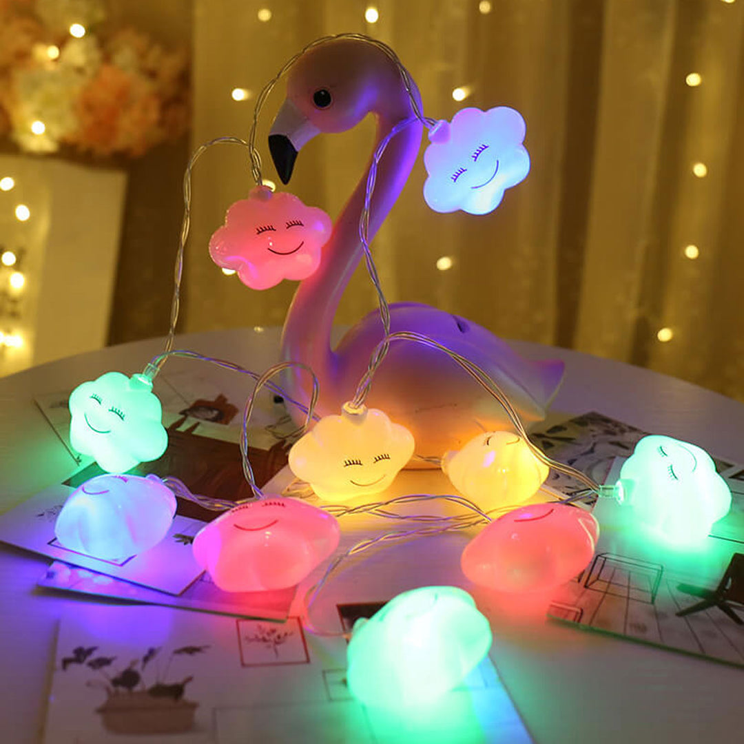 Luz de cadena de batería LED de 10/20 luces para decoración festiva interior 