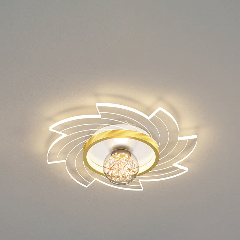 Moderne LED-Unterputzleuchte mit kreativem Dart-Design aus Acryl 