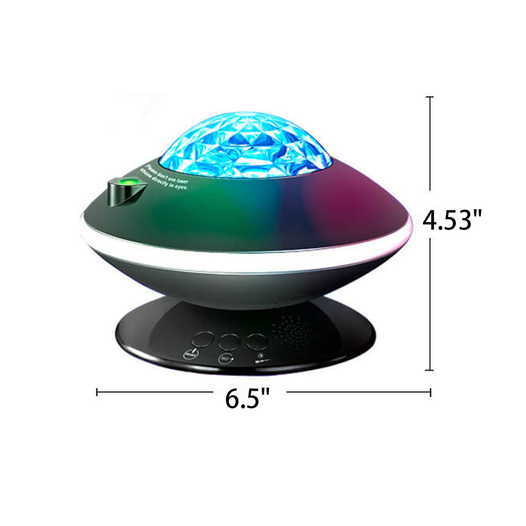 Rotary Three-speed Dimming USB LED Aurora Star Projection Lamp