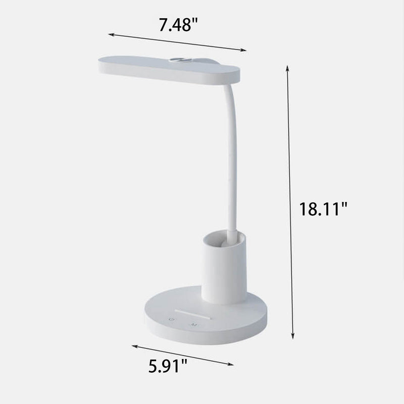 Lampe de Table à Intensité Variable Tactile avec Protection des Yeux Lumière Bleue Minimaliste Moderne 