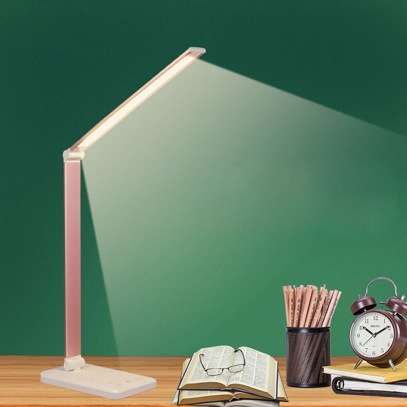 Lampe de bureau LED tactile dimmable créative nordique pliable 