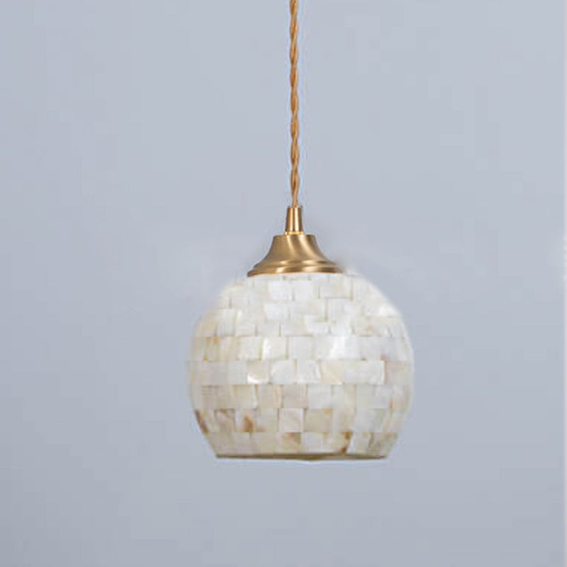 Nordic Simple Shell Three Designs 1-Light Pendant Light