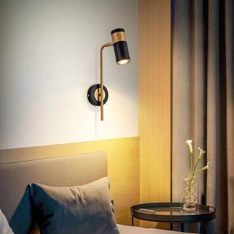 Modern Minimalist Spotlight Rotatable Iron LED Wall Sconce Lamp