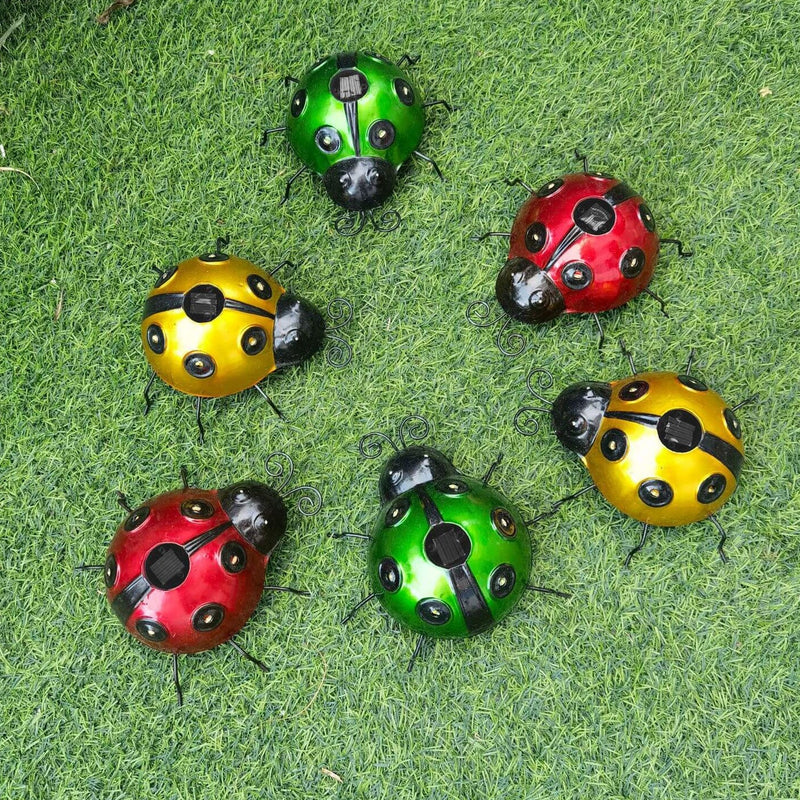 Solar Ladybug LED Iron Outdoor Lawn Decorative Light