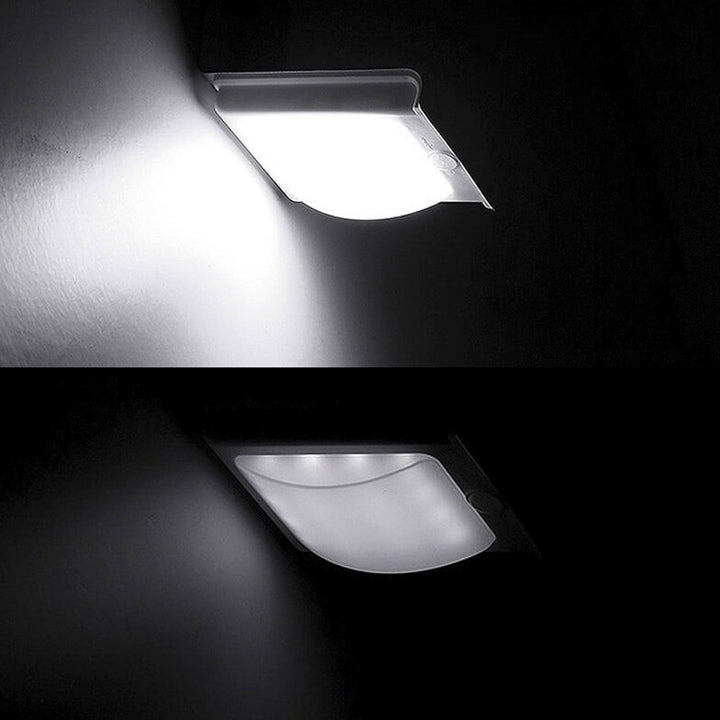 Solar-ABS-Rechteckkörper-Sensor-LED-Außenwandleuchte 