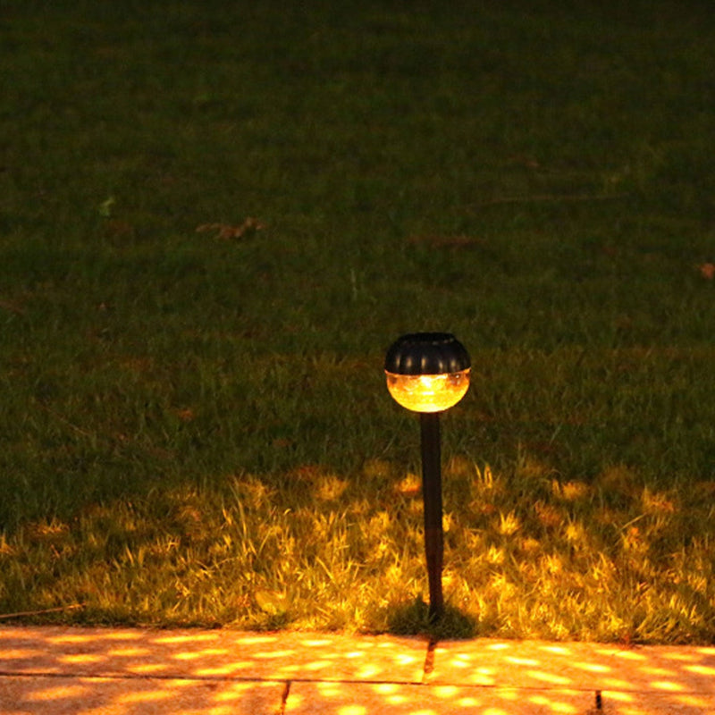 Modern Round Waterproof Solar LED Garden Lawn Light Outdoor Light