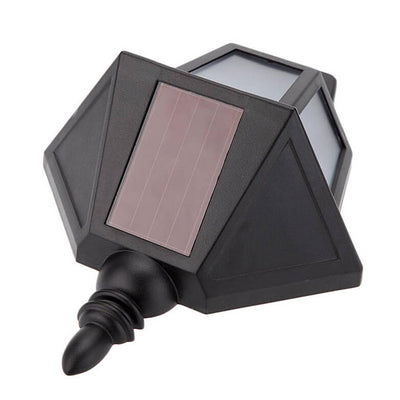Solar Raumtyp Halbwandleuchte Menschlicher Smart-Sensor Licht Schwarze LED-Wandleuchte 
